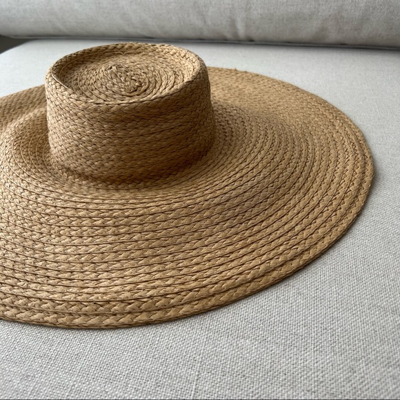 ARITZIA Auxiliary Hamptons Natural Straw Hat S/M - Picture 10 of 12